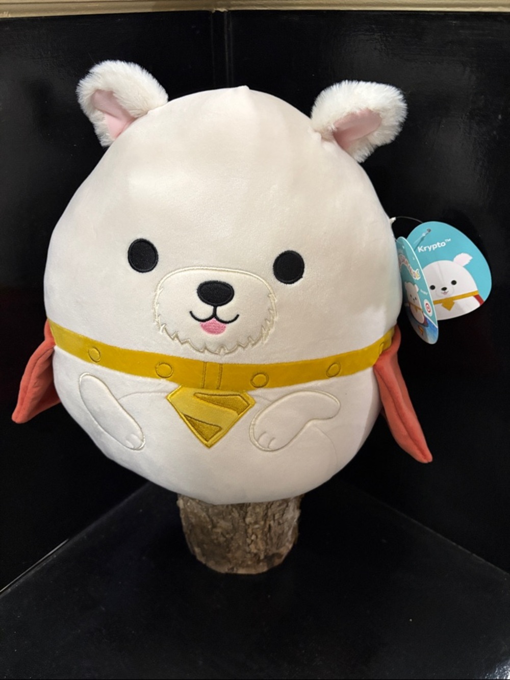 🐻 DC COMICS ‘KRYPTO’ Squishmallows SUPERMAN Bear Plush 💫